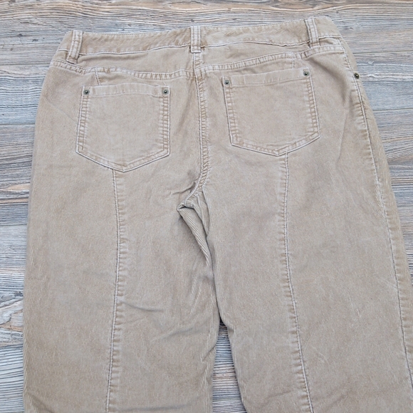 London Jean Chino Stretch Tan Corduroy Pants - Picture 10 of 13